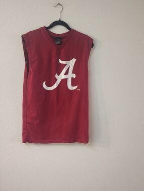 Pro Edge Red Mesh Athletic Jersey Tag Detail 244